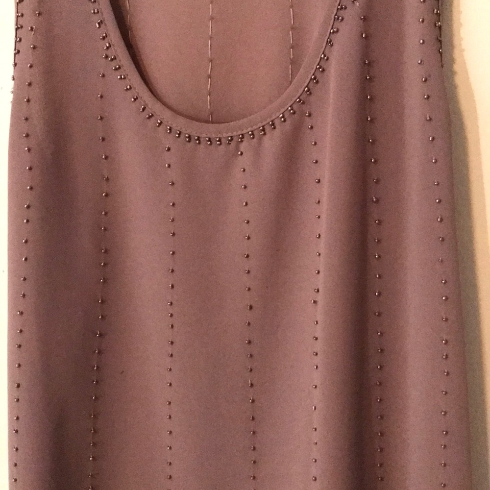 Mauve beaded tank